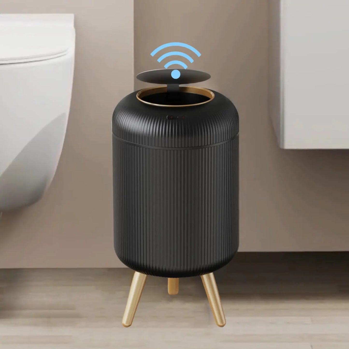 Smart Motion Sensor Trash Can – Automatic Bin for Kitchen & Bathroom