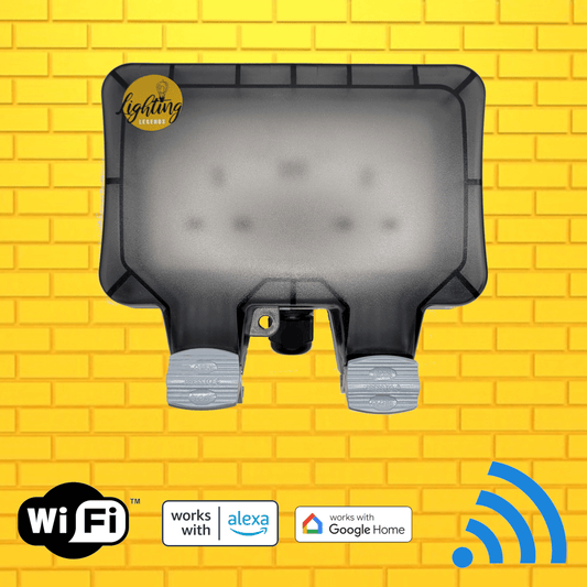 Outdoor Waterproof Smart Plug Socket – Dual UK Ports + USB